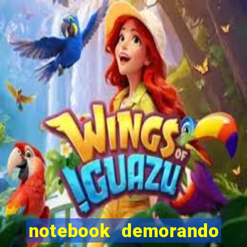 notebook demorando para ligar tela preta